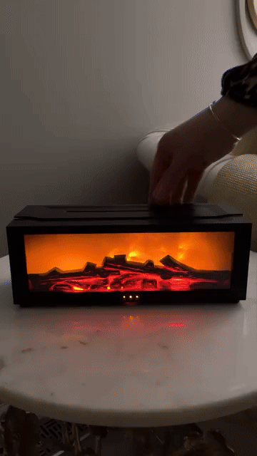 Flame Fireplace Aroma Diffuser – Turn Any Room Into a Cozy Sanctuary