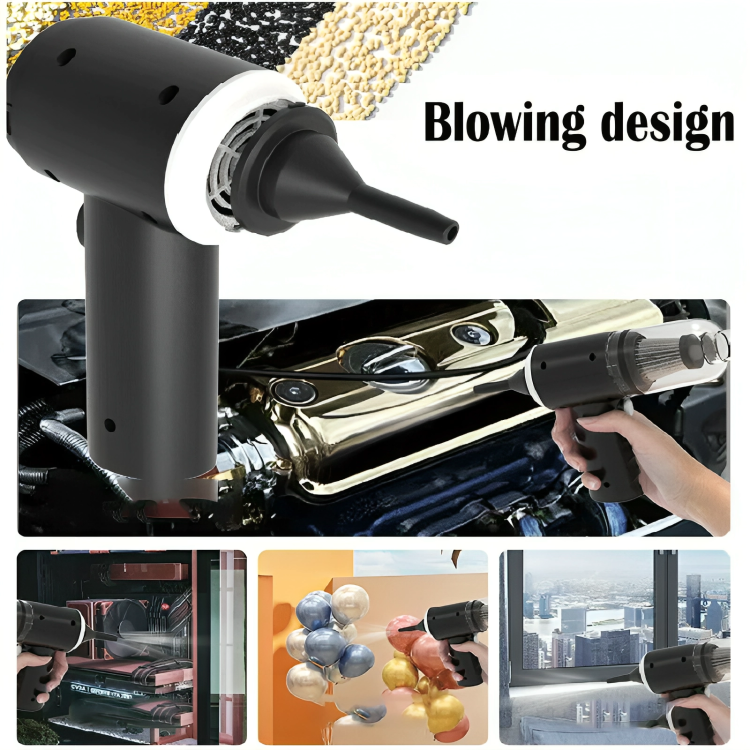 🌀 Smart Vacuum & Blower – Powerful Cleaning Anytime, Anywhere