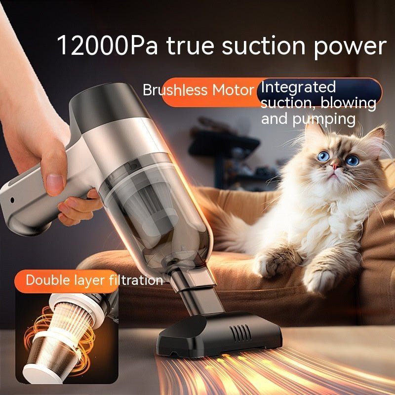 🌀 Smart Vacuum & Blower – Powerful Cleaning Anytime, Anywhere